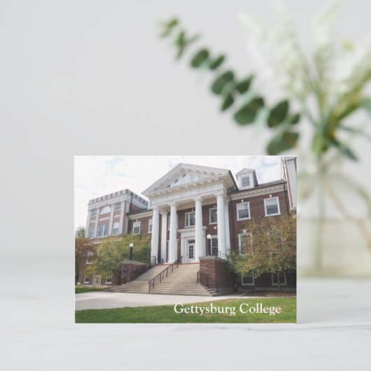 Gettysburg College Briefkaart (Staand voorkant)