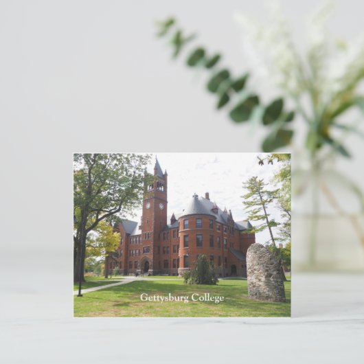 Gettysburg College Briefkaart (Staand voorkant)