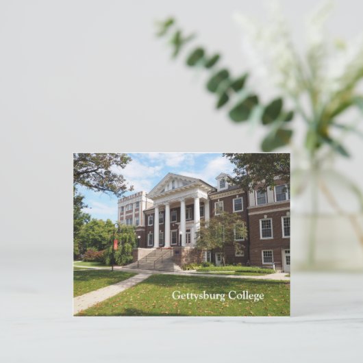 Gettysburg College Briefkaart (Staand voorkant)
