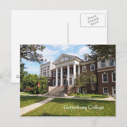 Gettysburg College Briefkaart (Voorkant / Achterkant)