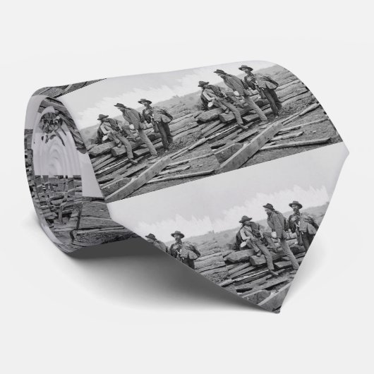 Gettysburg - Confederale gevangenen Stropdas (Opgerold)