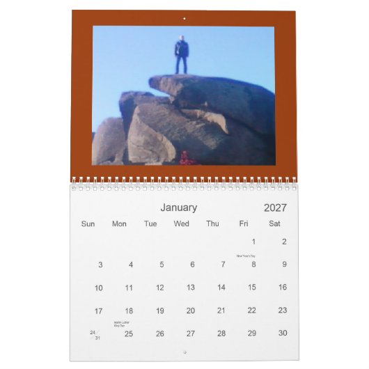 Gettysburg - Devil's Den - Calendar Kalender (Jan 2027)