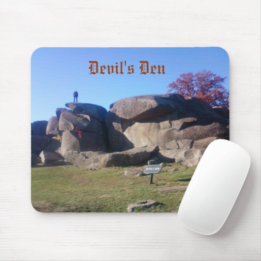 Gettysburg - Devil's Den - Mousepad Muismat (Met muis)