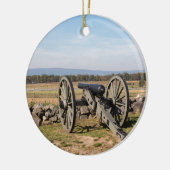 Gettysburg: Een uitzicht van Picketts Charge Keramisch Ornament (Links)