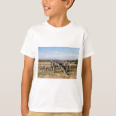 Gettysburg: Een uitzicht van Picketts Charge T-shirt (Voorkant)