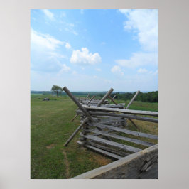 Gettysburg hekken poster