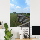 Gettysburg hekken poster (Thuiskantoor)
