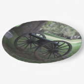 Gettysburg-kanon voor de burgeroorlog papieren bordje (Gekanteld)