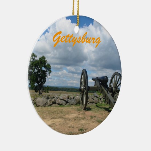 Gettysburg-kerstversiering Keramisch Ornament (Rechts)