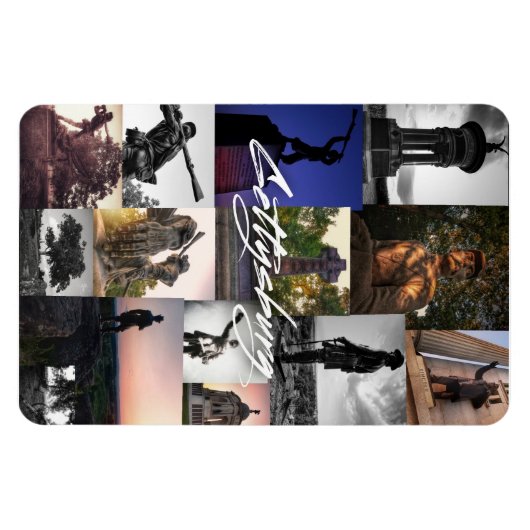 Gettysburg Monumenten Magneet (Horizontaal)