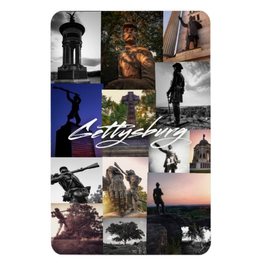 Gettysburg Monumenten Magneet (Verticaal)