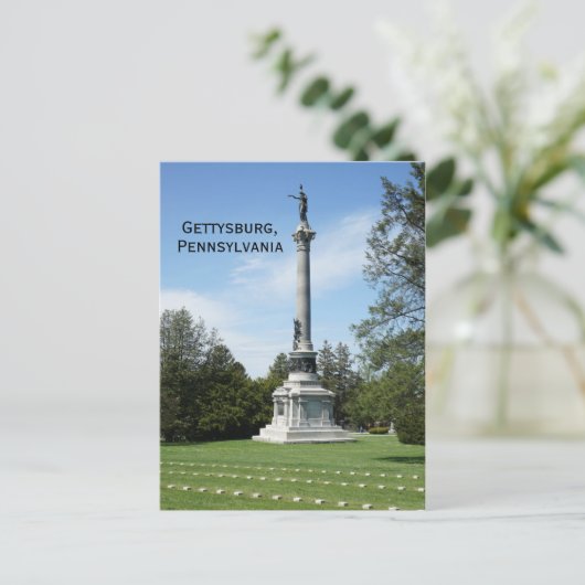 Gettysburg National Cemetery Briefkaart (Staand voorkant)