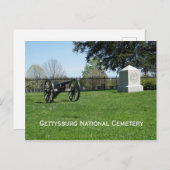 Gettysburg National Cemetery Briefkaart (Voorkant / Achterkant)