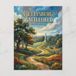 Gettysburg National Military Park Pennsylvania Briefkaart