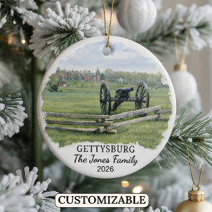 Gettysburg National Military Park, Pennsylvania Keramisch Ornament