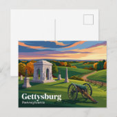 Gettysburg National Military Park VS Briefkaart (Voorkant / Achterkant)