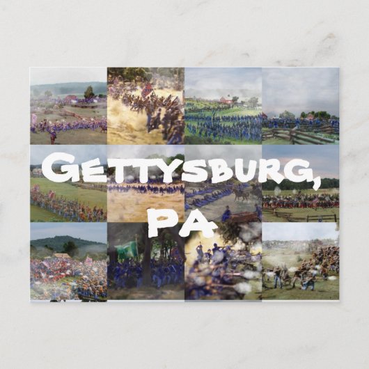 Gettysburg, PA Briefkaart (Voorkant)