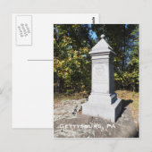 Gettysburg PA Briefkaart (Voorkant / Achterkant)