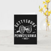 Gettysburg Pennsylvania 1863 Battlefield Burgeroor Kaart (Gele Bloem)