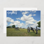Gettysburg Pennsylvania Burgeroorlog Battlefield Briefkaart (Voorkant / Achterkant)