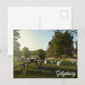 Gettysburg Pennsylvania Burgeroorlog kerkhof Briefkaart (Voorkant / Achterkant)