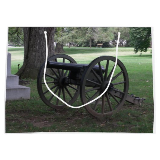 Gettysburg Pennsylvania Civil War Cannon Groot Cadeauzakje (Voorkant)