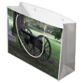Gettysburg Pennsylvania Civil War Cannon Groot Cadeauzakje (Achterkant Gekanteld)