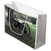 Gettysburg Pennsylvania Civil War Cannon Groot Cadeauzakje (Voorkant Gekanteld)