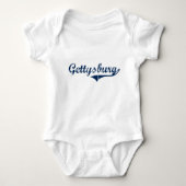 Gettysburg Pennsylvania Classic Design Romper (Voorkant)