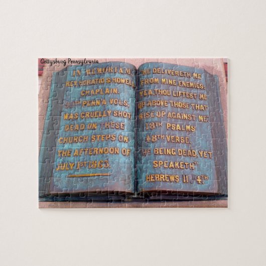 Gettysburg Pennsylvania Legpuzzel (Horizontaal)