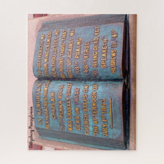 Gettysburg Pennsylvania Legpuzzel (Verticaal)