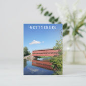 Gettysburg Pennsylvania Overdekte brugreis Briefkaart (Staand voorkant)