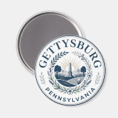 Gettysburg, Pennsylvania Pennsylvania Magneet (Voorkant / Achterkant)