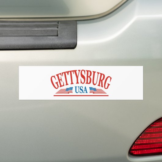 Gettysburg Pennsylvania USA Bumpersticker (Op auto)