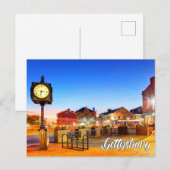 Gettysburg, Pennsylvania, VS Briefkaart (Voorkant / Achterkant)