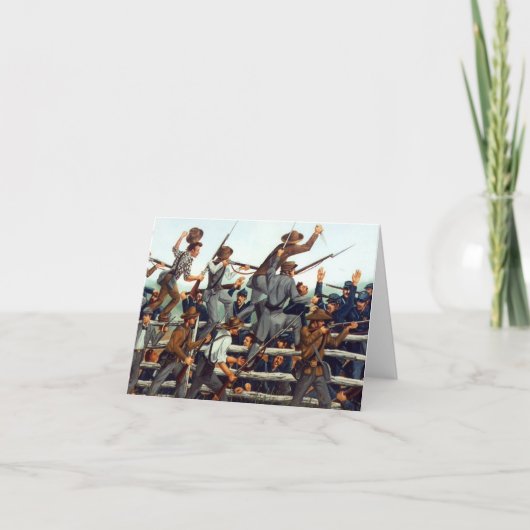 Gettysburg, Slag bij Brickyard Kaart 1 van de Nota (Voorkant)