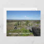 Gettysburg slagveld briefkaart (Voorkant / Achterkant)