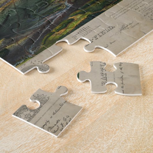 Gettysburg slagveld door John Bachelder 1863 Legpuzzel (Zijkant)
