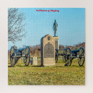 Gettysburg slagveld. Jigzaag Puzzle Legpuzzel