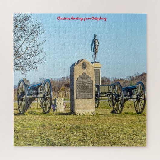 Gettysburg slagveld. Jigzaag Puzzle Legpuzzel (Verticaal)