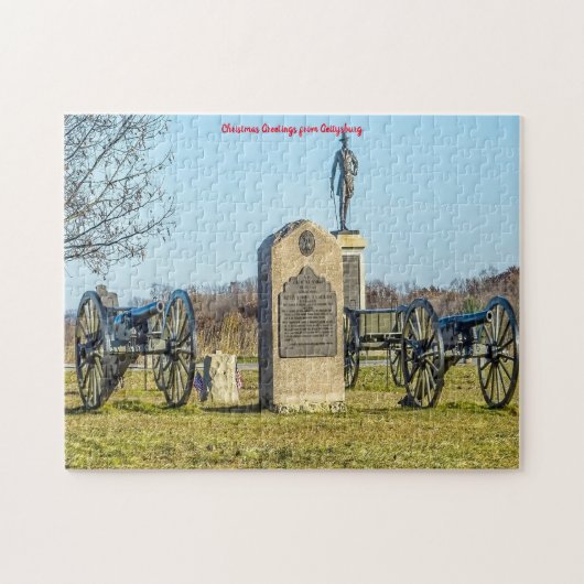 Gettysburg slagveld. Legpuzzel (Horizontaal)