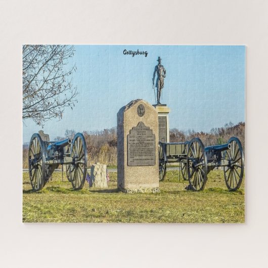 Gettysburg slagveld. legpuzzel (Horizontaal)