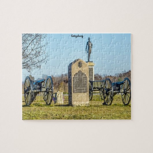 Gettysburg slagveld. legpuzzel (Horizontaal)