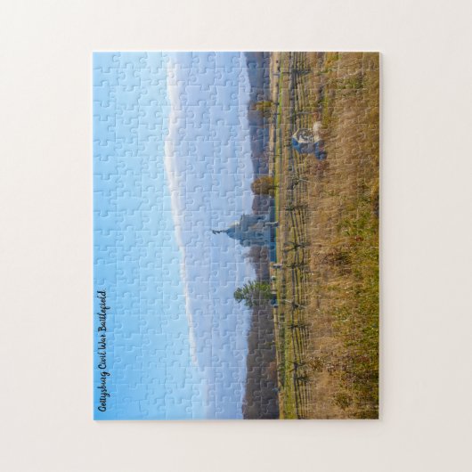 Gettysburg slagveld. legpuzzel (Verticaal)