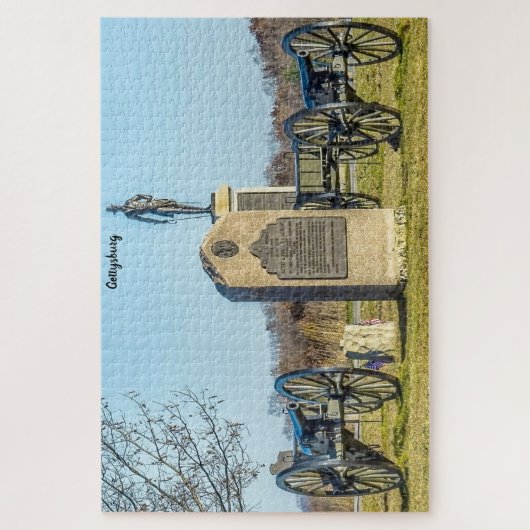 Gettysburg slagveld. legpuzzel (Verticaal)