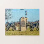 Gettysburg slagveld. legpuzzel (Horizontaal)