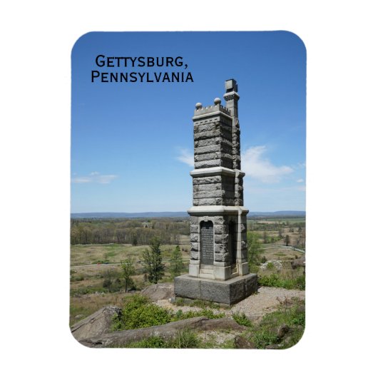 Gettysburg-slagveld Magneet (Verticaal)