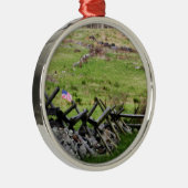 Gettysburg-slagveld Metalen Ornament (Rechts)
