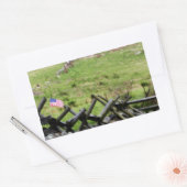 Gettysburg-slagveld Rechthoekige Sticker (Envelop)