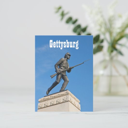 Gettysburg Statue I Briefkaart (Staand voorkant)